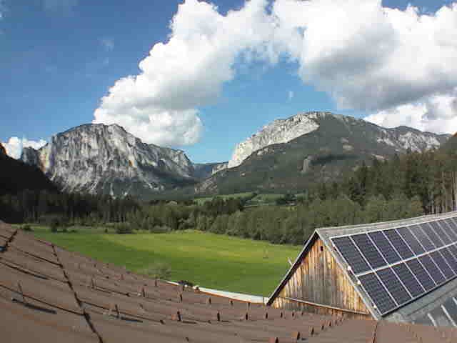 Archiv Foto Webcam Tragöß Angererhof - Blick Norden