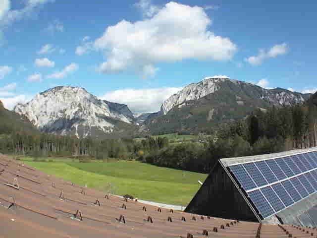Archiv Foto Webcam Tragöß Angererhof - Blick Norden
