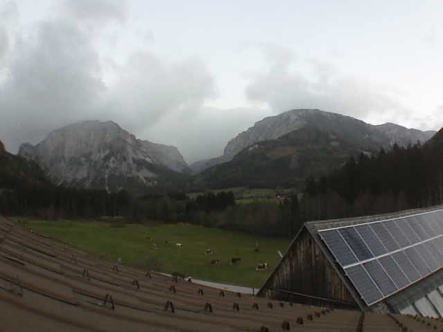 Archiv Foto Webcam Tragöß Angererhof - Blick Norden