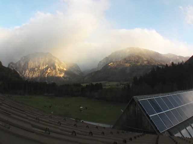 Archiv Foto Webcam Tragöß Angererhof - Blick Norden