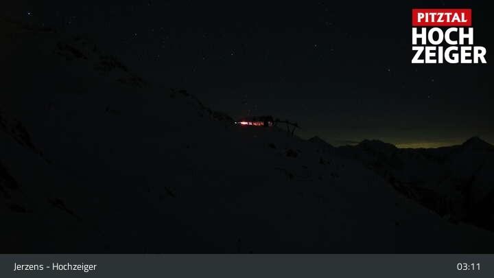 Archiv Foto Webcam Bergstation Hochzeiger im Pitztal