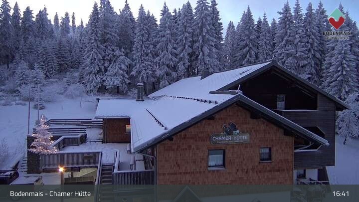 Archived image Webcam Bodenmais - Shelter Chamer Hut
