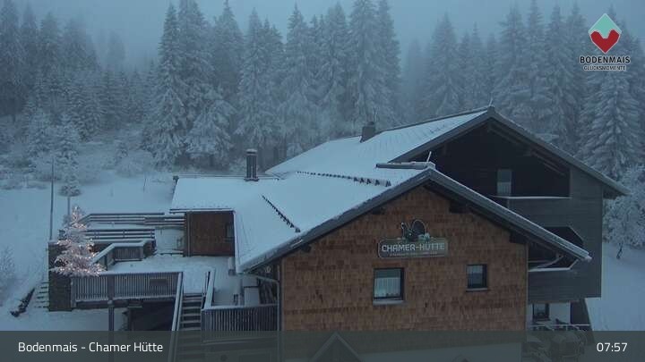 Archived image Webcam Bodenmais - Shelter Chamer Hut