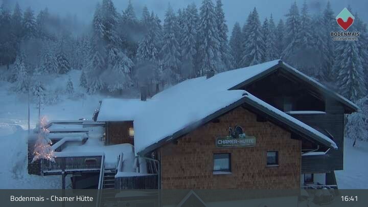 Archiv Foto Webcam Bodenmais - Schutzhütte Kl. Arber/Chamer Hütte