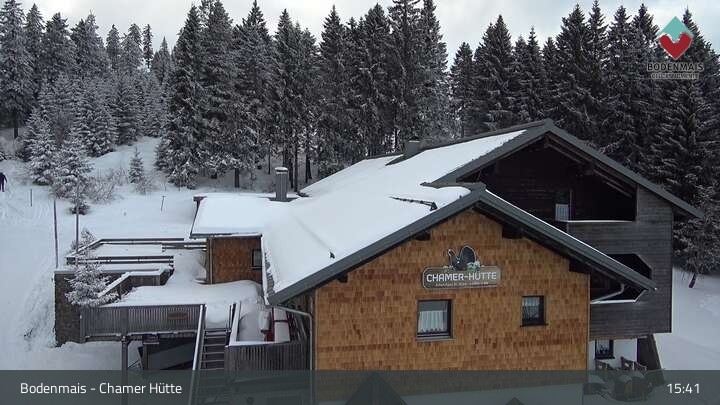 Archiv Foto Webcam Bodenmais - Schutzhütte Kl. Arber/Chamer Hütte