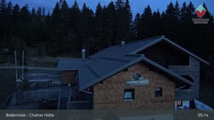 Archiv Foto Webcam Bodenmais - Schutzhütte Kl. Arber/Chamer Hütte