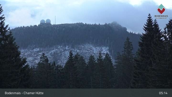 Archiv Foto Webcam Bodenmais - Schutzhütte Kl. Arber/Chamer Hütte
