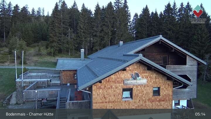 Archiv Foto Webcam Bodenmais - Schutzhütte Kl. Arber/Chamer Hütte