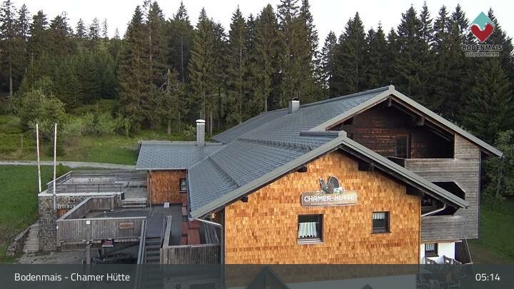 Archiv Foto Webcam Bodenmais - Schutzhütte Kl. Arber/Chamer Hütte