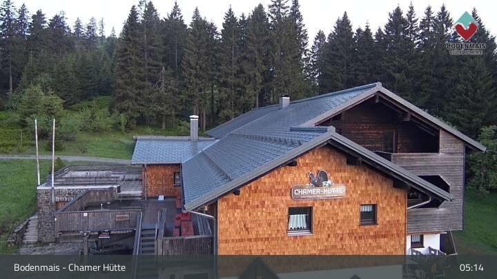 Archiv Foto Webcam Bodenmais - Schutzhütte Kl. Arber/Chamer Hütte