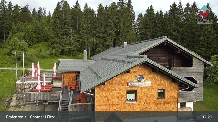 Archiv Foto Webcam Bodenmais - Schutzhütte Kl. Arber/Chamer Hütte