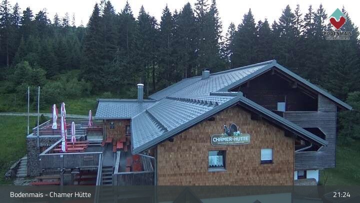 Archiv Foto Webcam Bodenmais - Schutzhütte Kl. Arber/Chamer Hütte