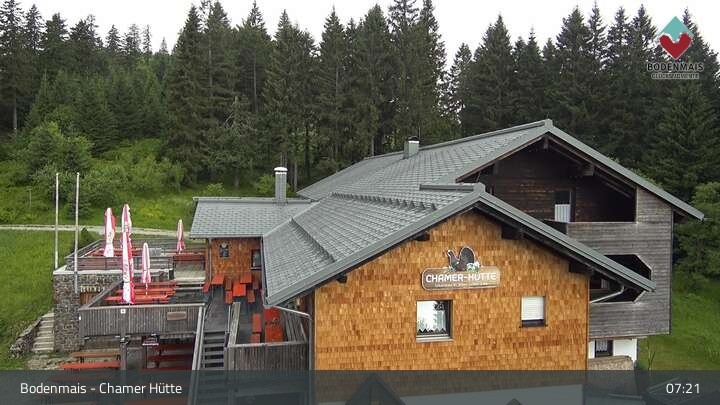 Archived image Webcam Bodenmais - Shelter Chamer Hut