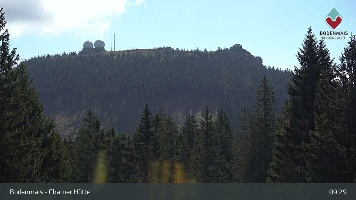 Archiv Foto Webcam Bodenmais - Schutzhütte Kl. Arber/Chamer Hütte