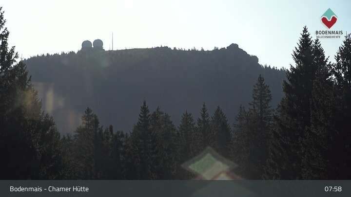 Archiv Foto Webcam Bodenmais - Schutzhütte Kl. Arber/Chamer Hütte