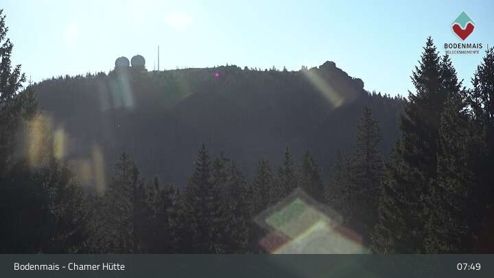 Archiv Foto Webcam Bodenmais - Schutzhütte Kl. Arber/Chamer Hütte