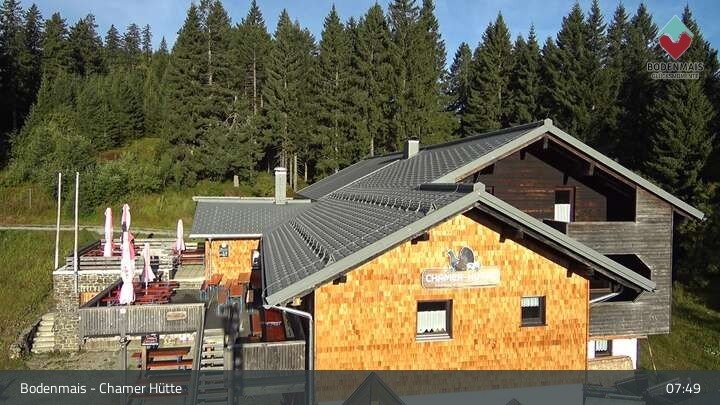 Archiv Foto Webcam Bodenmais - Schutzhütte Kl. Arber/Chamer Hütte
