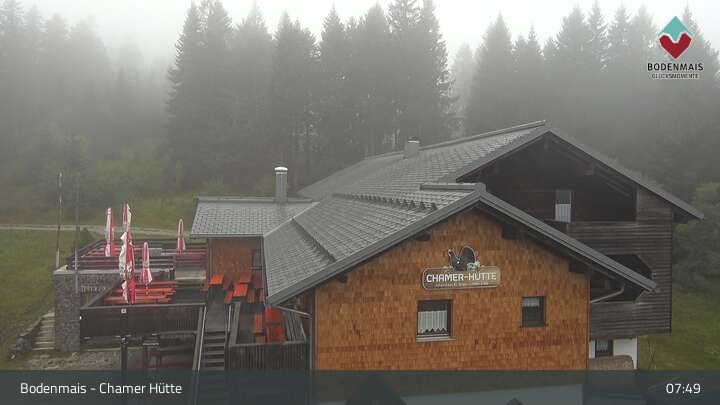 Archived image Webcam Bodenmais - Shelter Chamer Hut