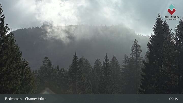 Archiv Foto Webcam Bodenmais - Schutzhütte Kl. Arber/Chamer Hütte