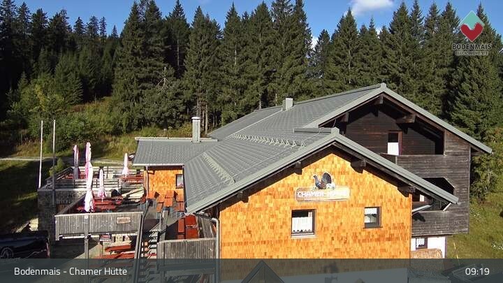 Archiv Foto Webcam Bodenmais - Schutzhütte Kl. Arber/Chamer Hütte