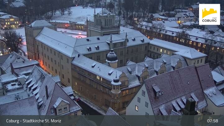 Archiv Foto Webcam Coburg - Stadtkirche St. Moritz