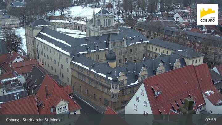 Archiv Foto Webcam Coburg - Stadtkirche St. Moritz