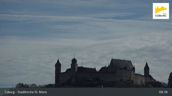 Archiv Foto Webcam Coburg - Stadtkirche St. Moritz