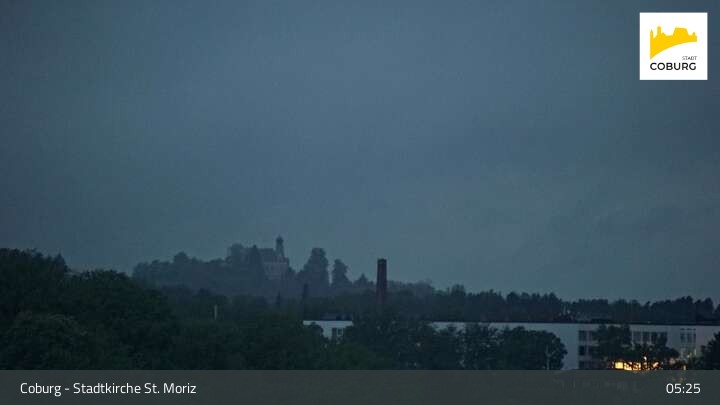 Archived image Webcam Coburg - Town Church of St. Mortiz