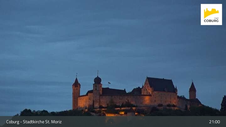 Archiv Foto Webcam Coburg - Stadtkirche St. Moritz