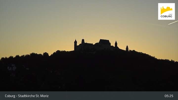 Archived image Webcam Coburg - Town Church of St. Mortiz
