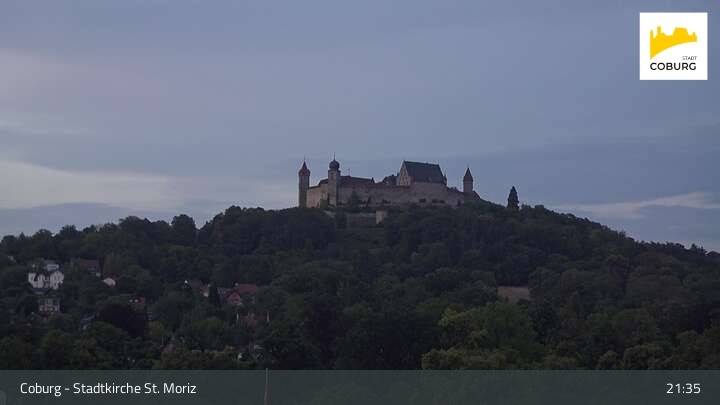 Archiv Foto Webcam Coburg - Stadtkirche St. Moritz