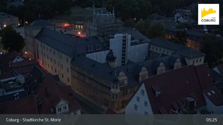 Archiv Foto Webcam Coburg - Stadtkirche St. Moritz