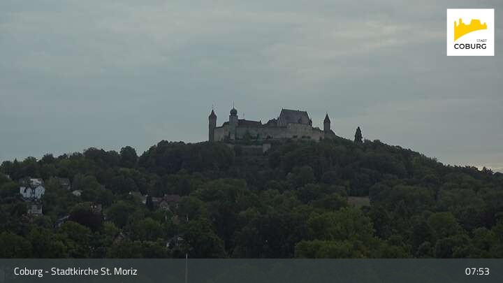 Archiv Foto Webcam Coburg - Stadtkirche St. Moritz