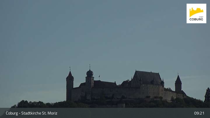 Archiv Foto Webcam Coburg - Stadtkirche St. Moritz