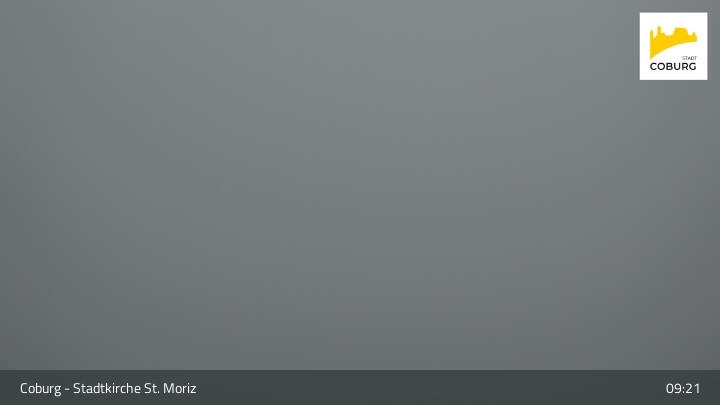 Archiv Foto Webcam Coburg - Stadtkirche St. Moritz