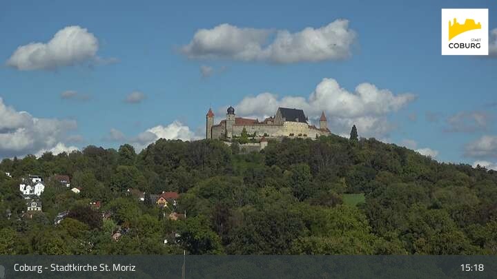 Archiv Foto Webcam Coburg - Stadtkirche St. Moritz
