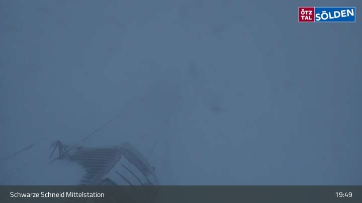 Archiv Foto Webcam Sölden - Gondelbahn Schwarze Schneid