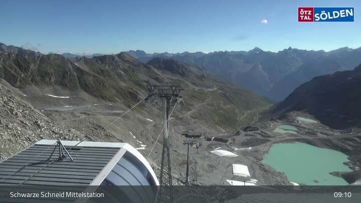Archived image Webcam Sölden - Schwarze Schneid Cable Car
