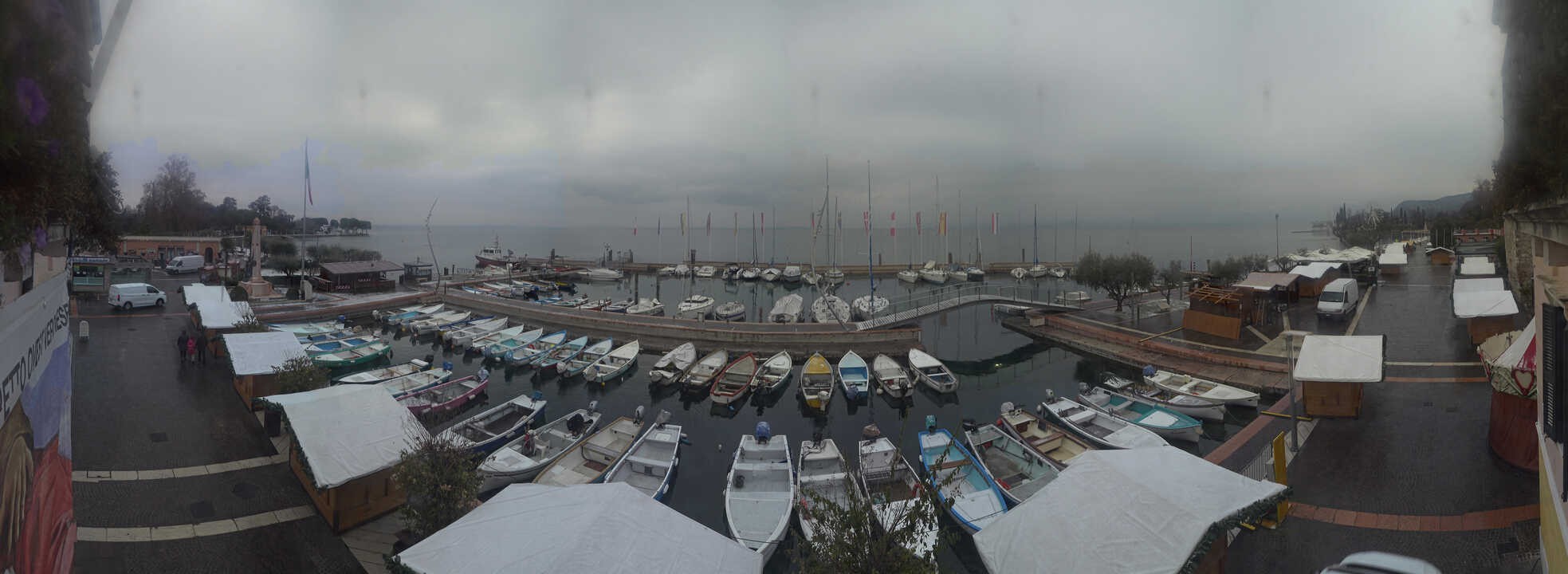 Archiv Foto Webcam Gardasee - Bardolino Hafen