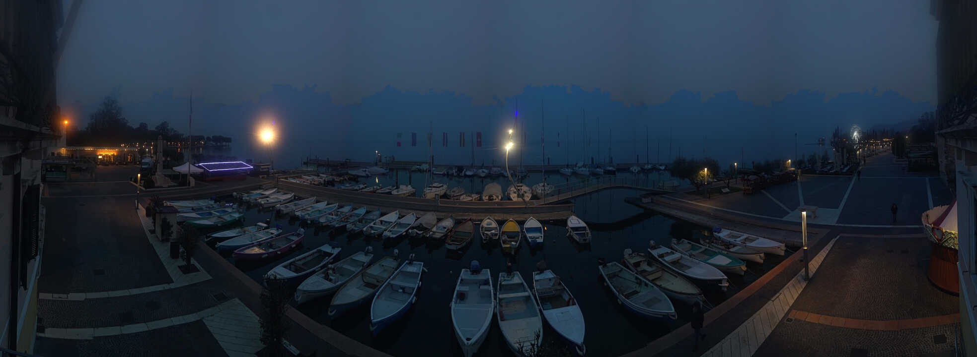 Archiv Foto Webcam Gardasee - Bardolino Hafen