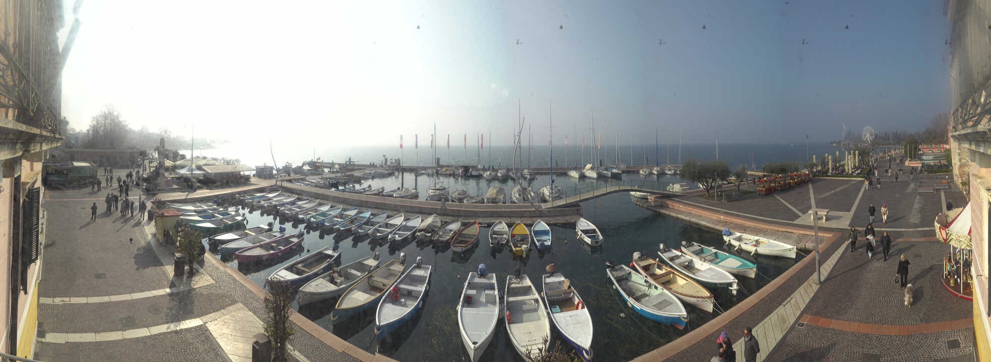 Archiv Foto Webcam Gardasee - Bardolino Hafen
