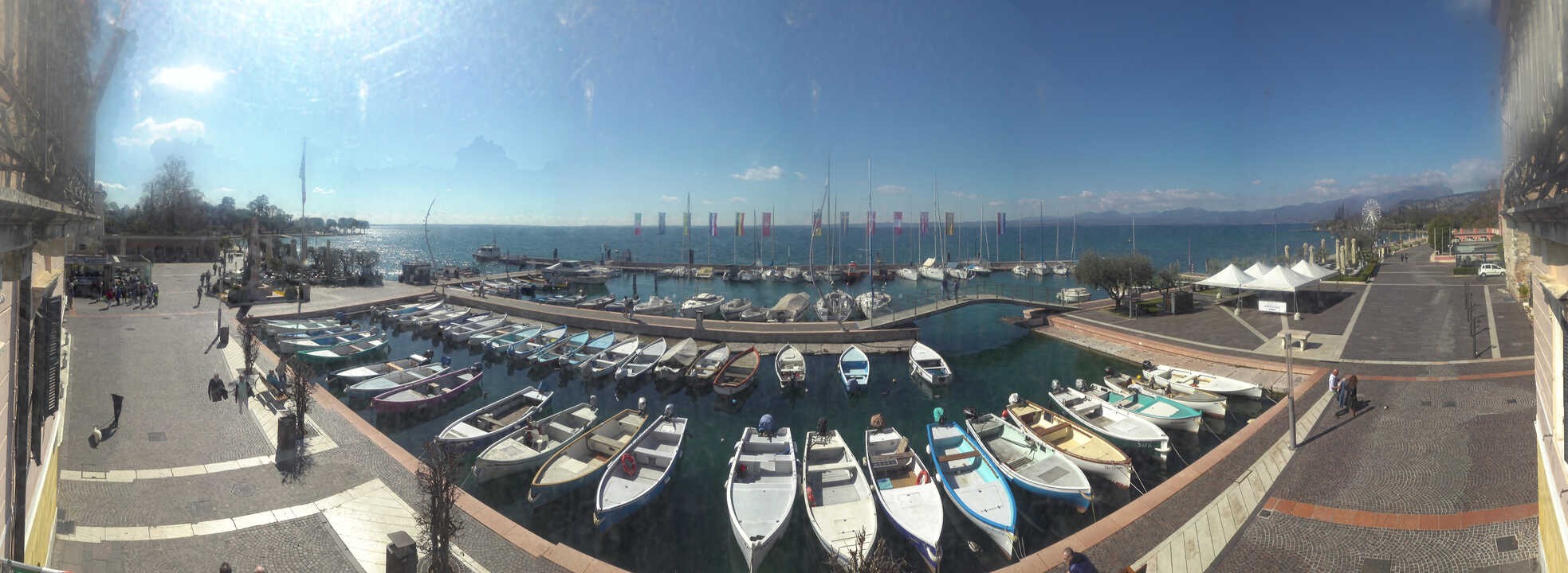 Archiv Foto Webcam Gardasee - Bardolino Hafen