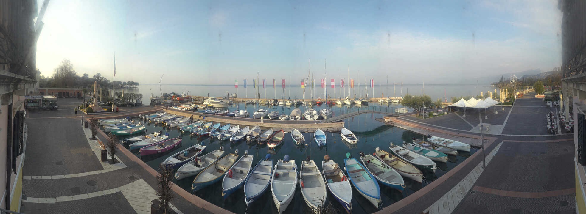 Archived image Webcam Lago di Garda - Harbour of Bardolino