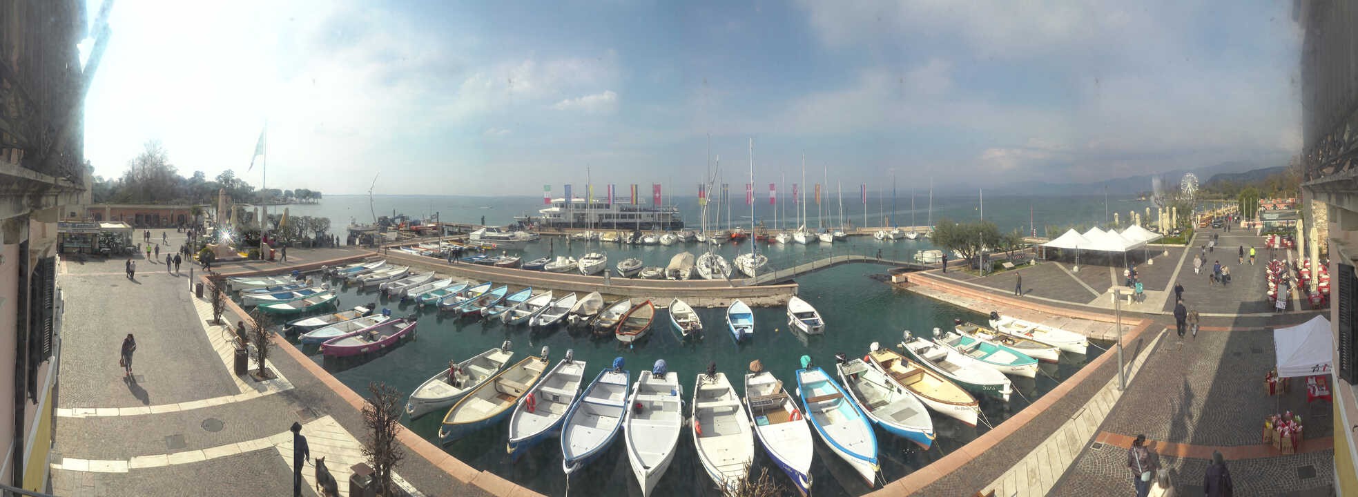 Archived image Webcam Lago di Garda - Harbour of Bardolino