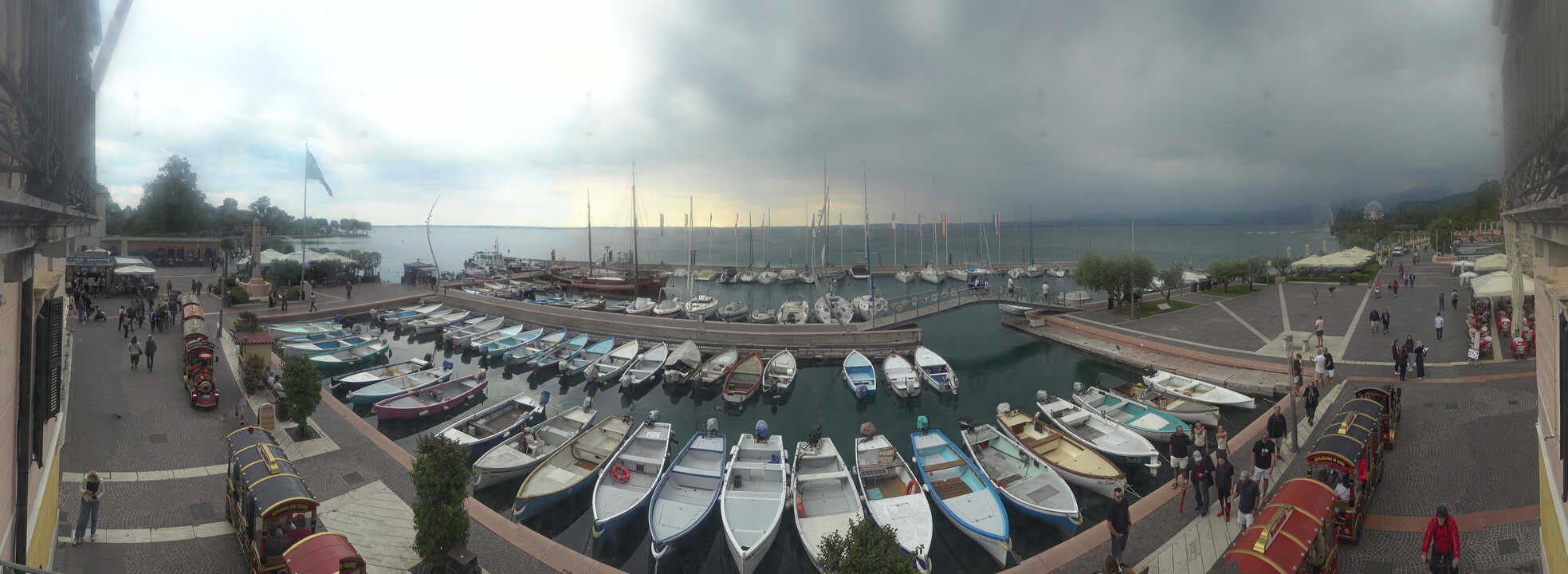 Archiv Foto Webcam Gardasee - Bardolino Hafen