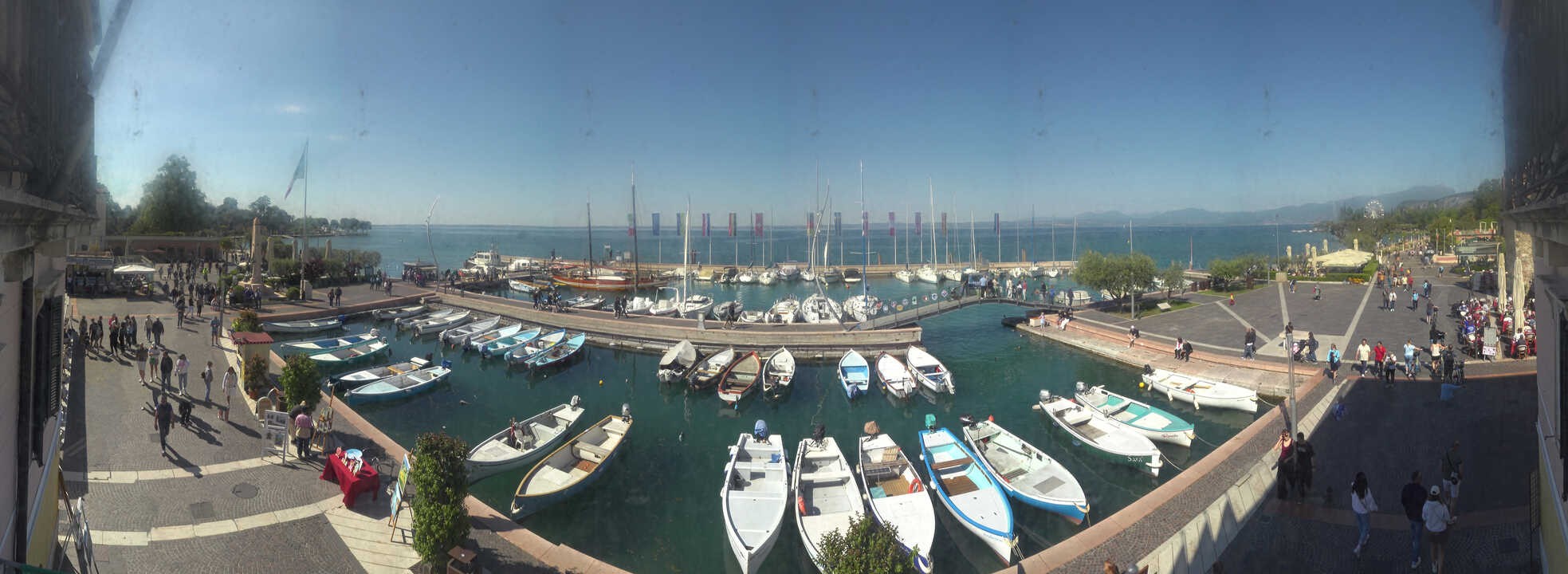 Archived image Webcam Lago di Garda - Harbour of Bardolino