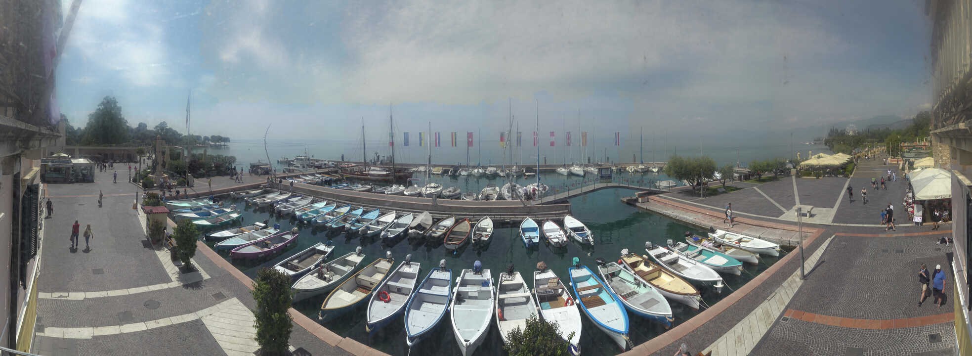 Archived image Webcam Lago di Garda - Harbour of Bardolino