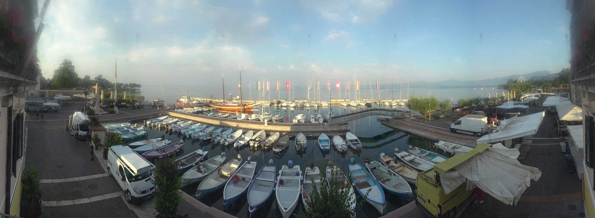 Archived image Webcam Lago di Garda - Harbour of Bardolino