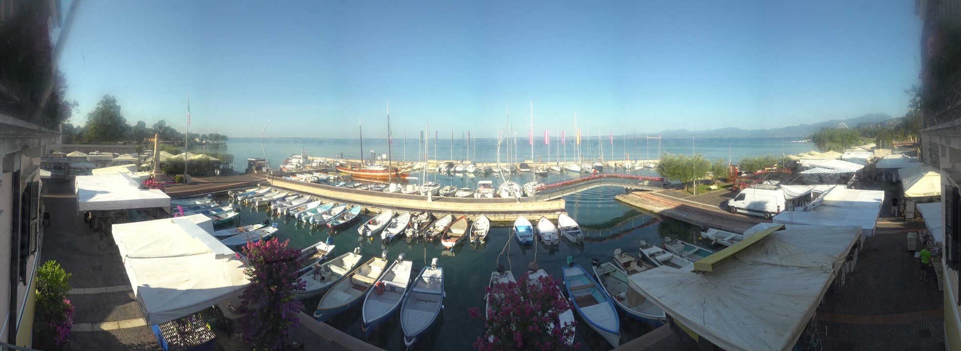 Archiv Foto Webcam Gardasee - Bardolino Hafen