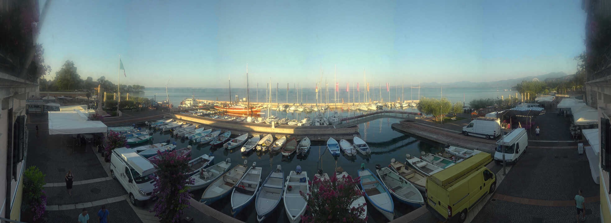 Archived image Webcam Lago di Garda - Harbour of Bardolino